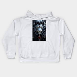 Magical Gothic Lion Kids Hoodie